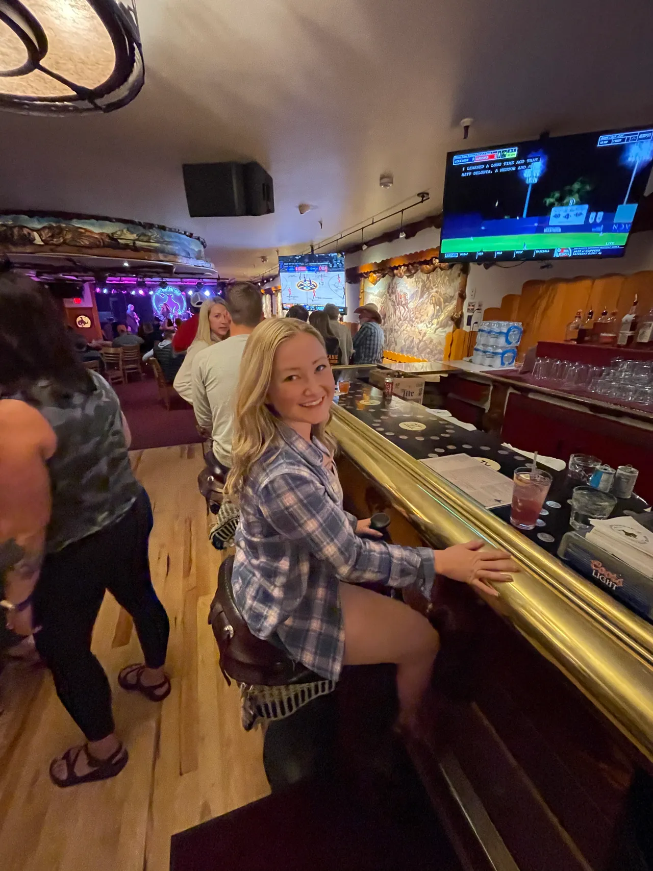 girl sitting million dollar cowboy