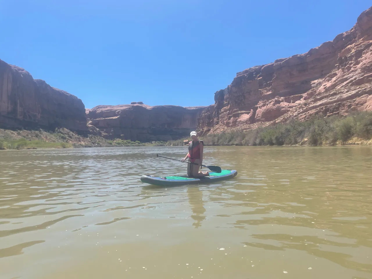 paddleboarding in moab utah