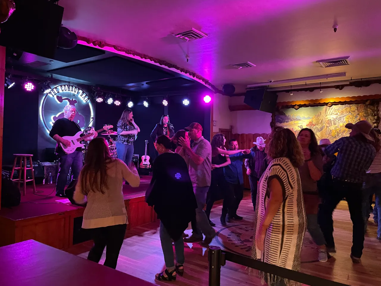 people dancing at million dollar cowboy bar