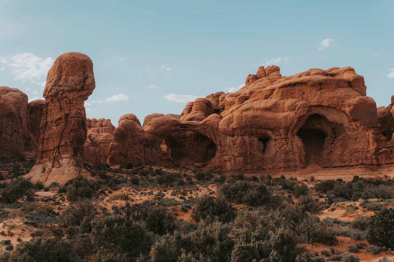arches national park in may