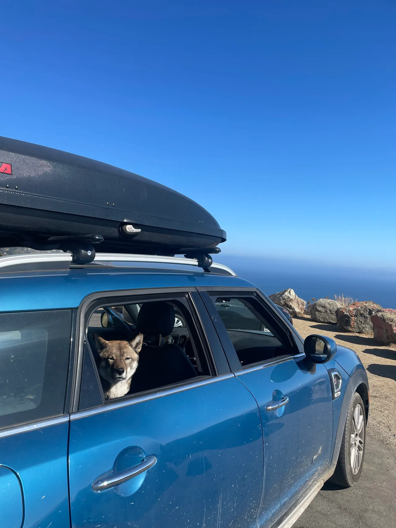 MINI Cooper on the California coast