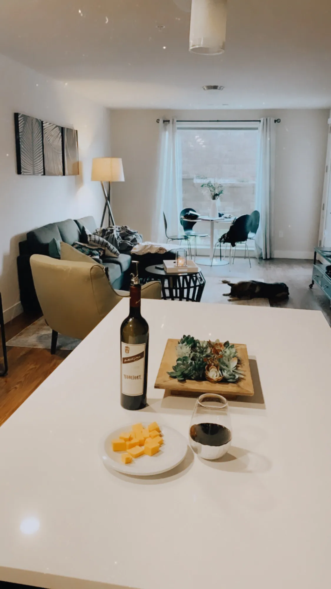 First night in my first fully-furnished rental in Denver