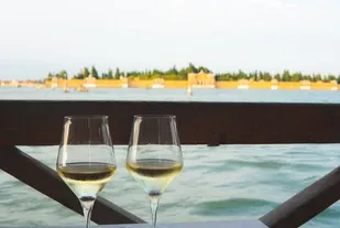 white wine in venice italy