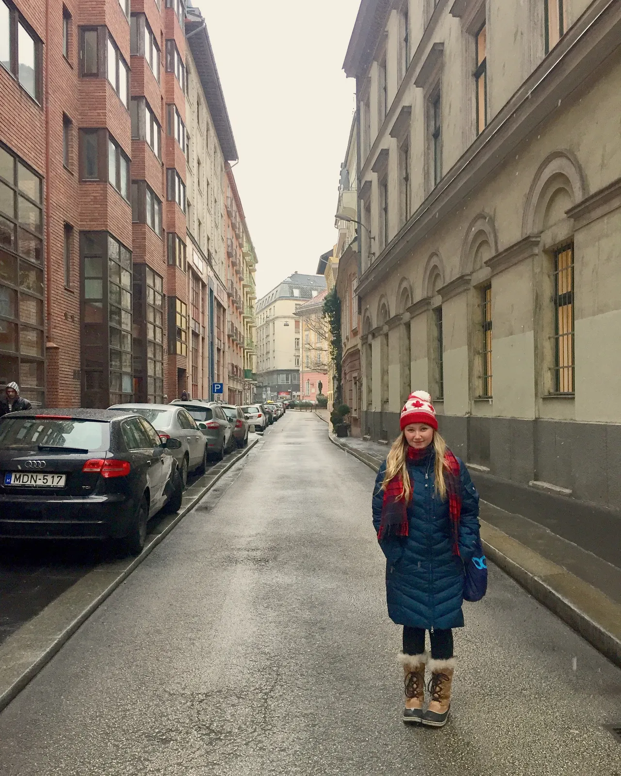 Walking through the streets of Budapest