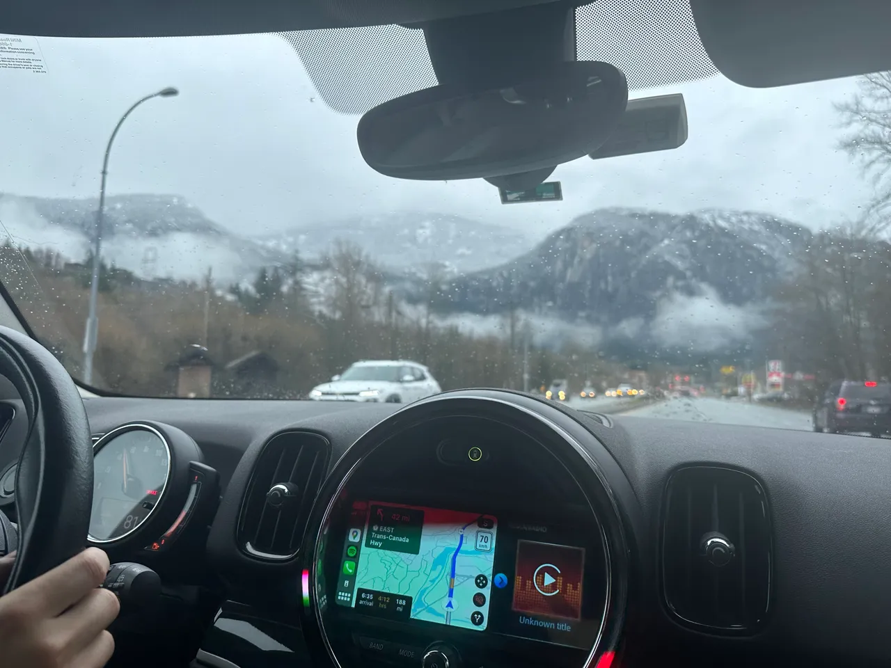 MINI Cooper Countryman on a road trip in Canada