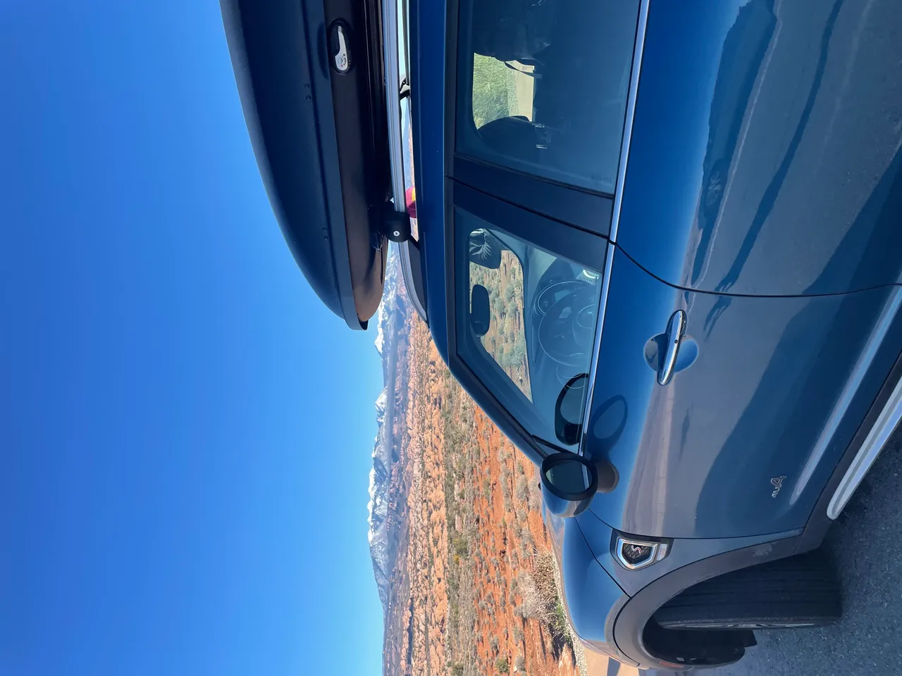 MINI Cooper Countryman in the desert southwest
