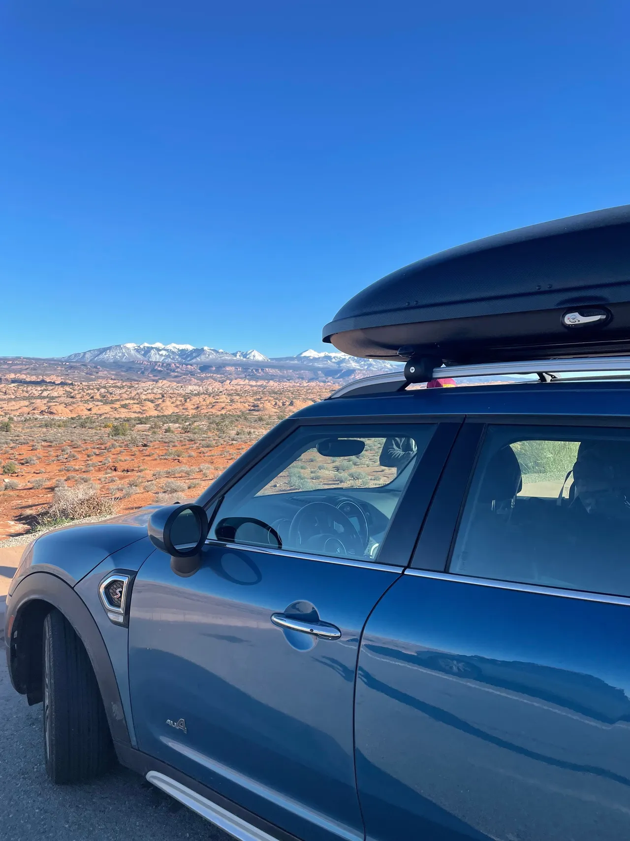 MINI Cooper Countryman in the desert southwest