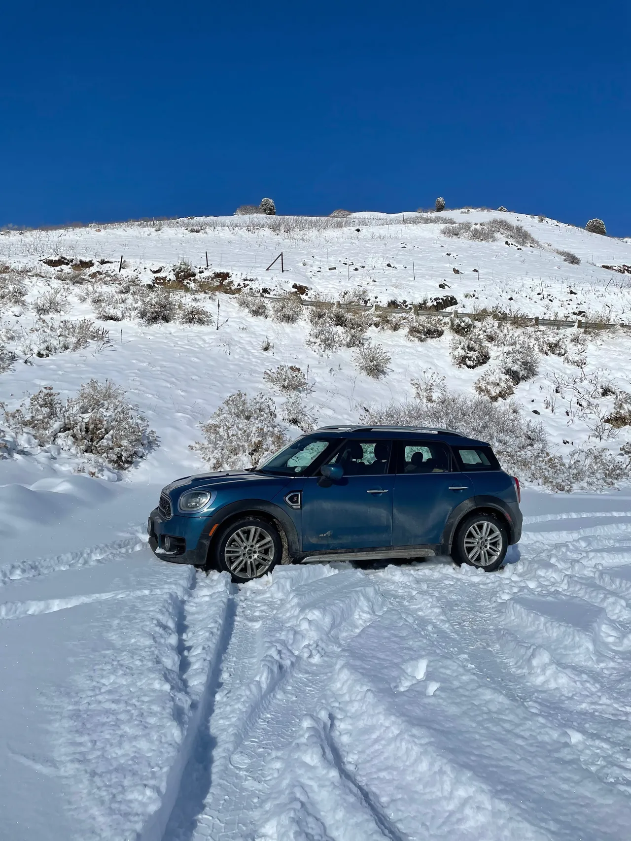 MINI Cooper Countryman in the snow in Colorado