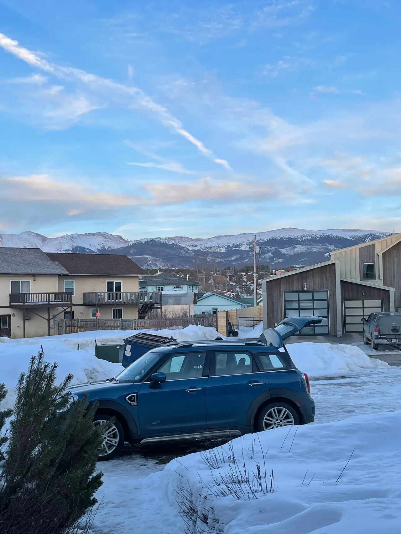 MINI Cooper in winter snow conditions in Colorado