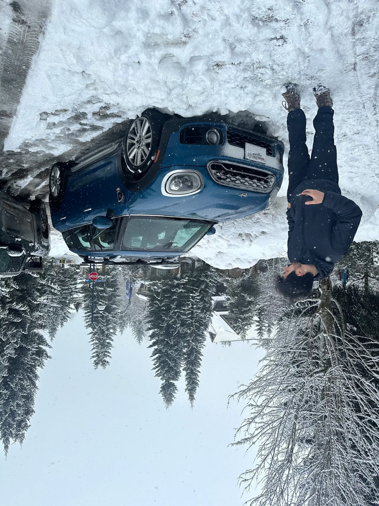 MINI Cooper Countryman in the snow in Colorado