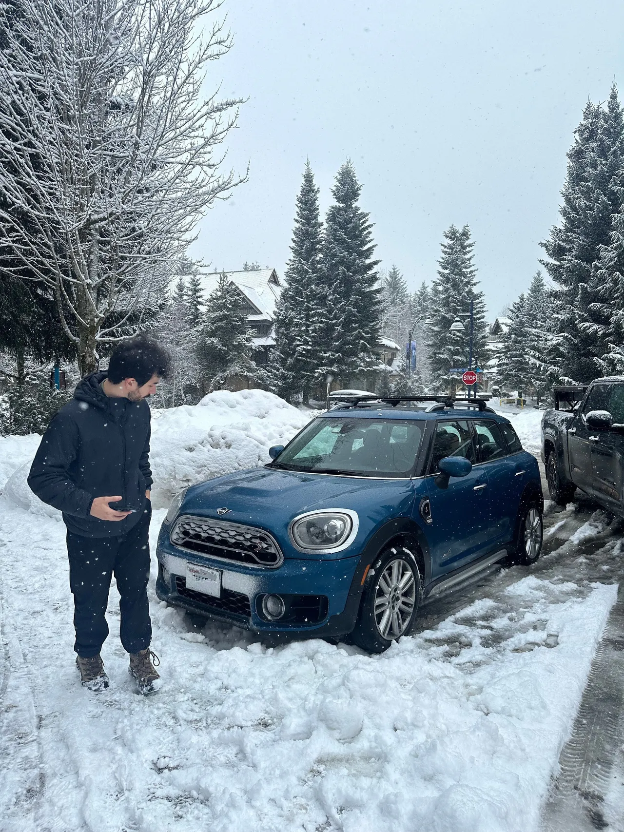 MINI Cooper Countryman in the snow in Colorado