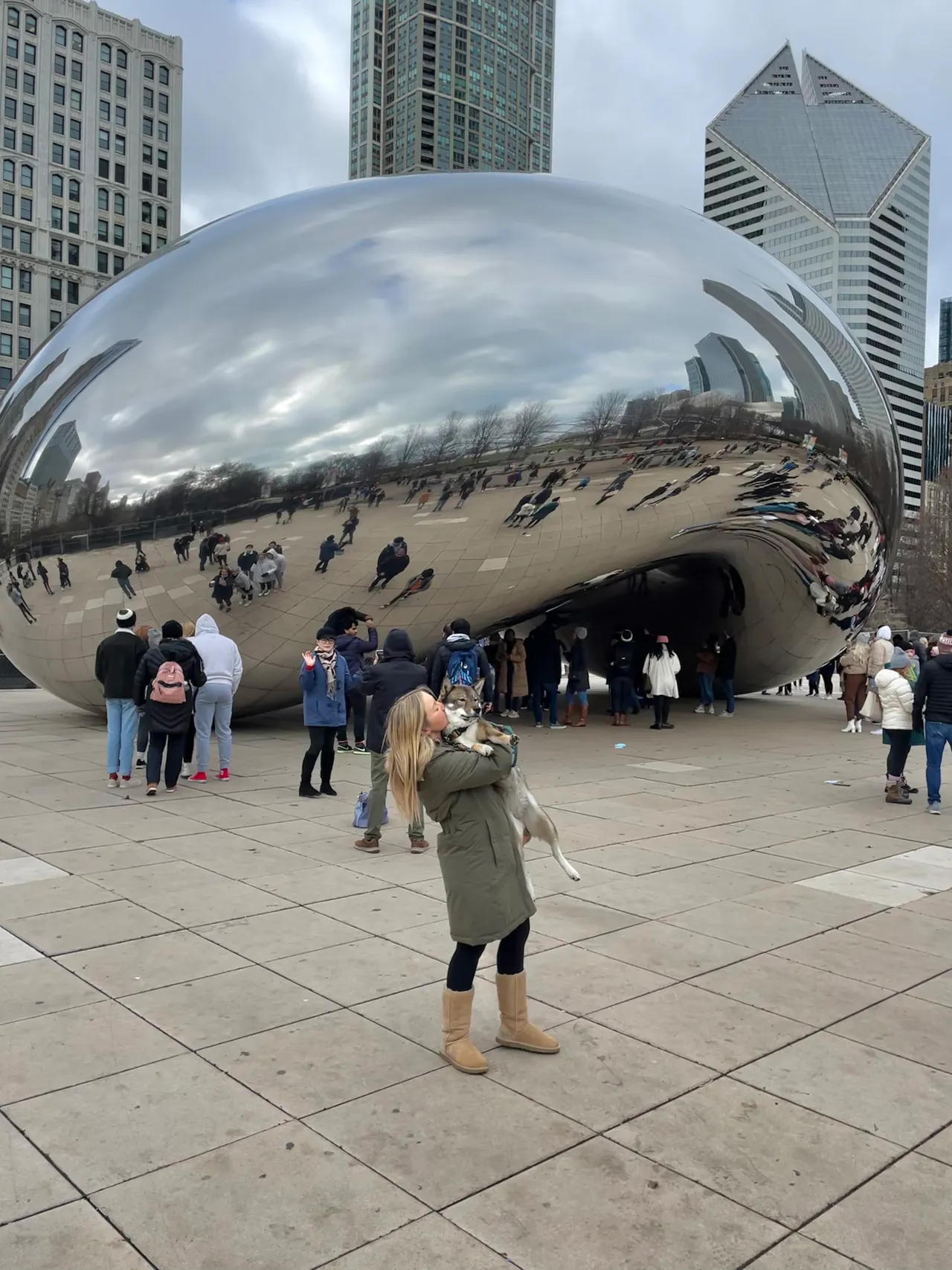 MINI Cooper on the winter road trip east