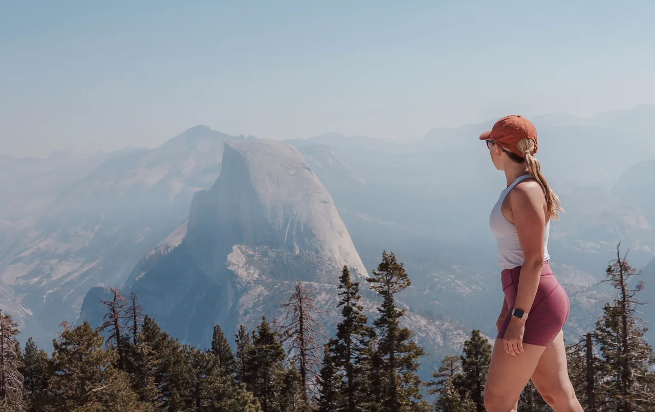 Looking toward Half Dome from Sentinel Dome during my September 2021 Yosemite trip